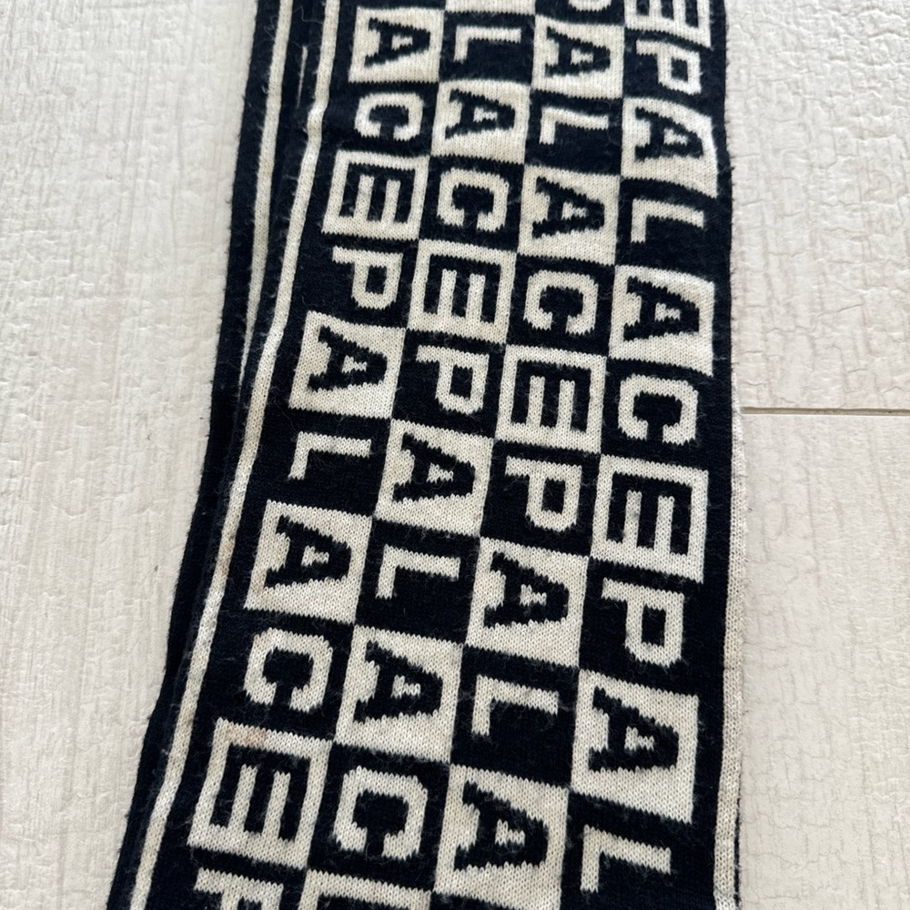 Palace Black and White Logo Scarf